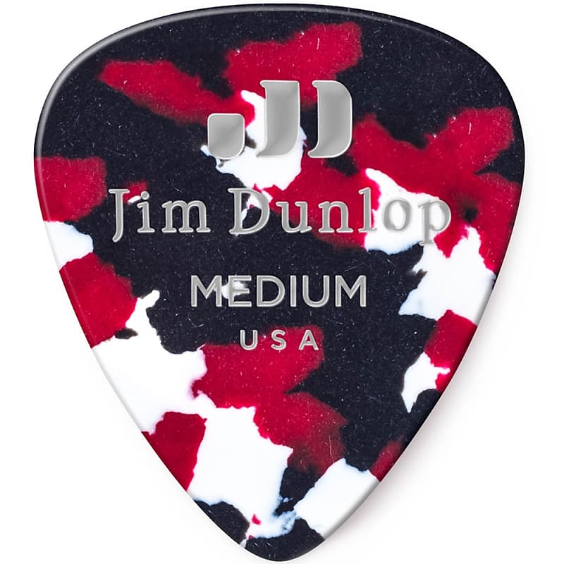 Dunlop 483R06MD Celluloid Standard Classics Medium Guitar Picks (72-Pack) image 1