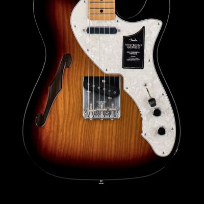 Fender Vintera II '60s Telecaster Thinline - 3-Color Sunburst #39387 image 1