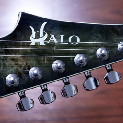 Halo MERUS 6-string Guitar with EVERTUNE 🤘🏻 Fishman Fluence Modern, Transparent Blue image 5