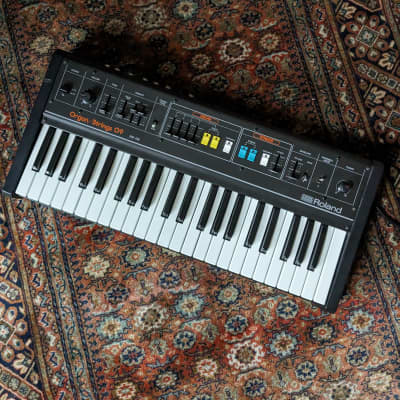 Roland RS-09 MKII 44-Key Organ / String Synthesizer 1980s - Black with Colored Buttons