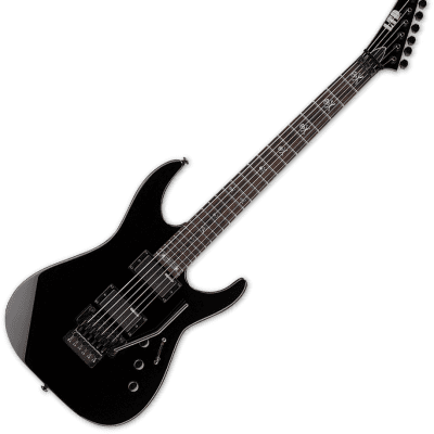 ESP LTD KH-202 Caution Kirk Hammett Signature Black w/ Graphic