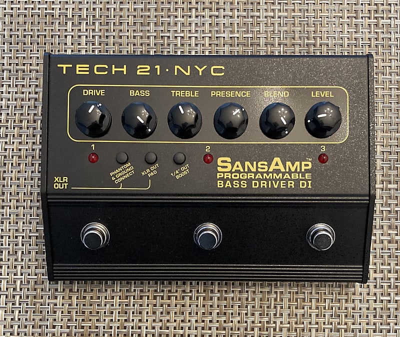 Tech 21 Sansamp Programmable Bass Driver