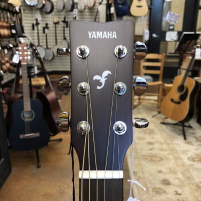 Yamaha FG800 Solid Top Dreadnought Acoustic Guitar Natural image 7