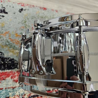 Gretsch G4160 Chrome Over Brass 14x5" 8-Lug Snare Drum image 8