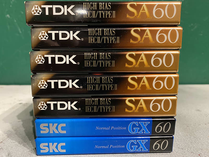 Tdk Sa60 High Bias Type Ii Cassettes Reverb 7056