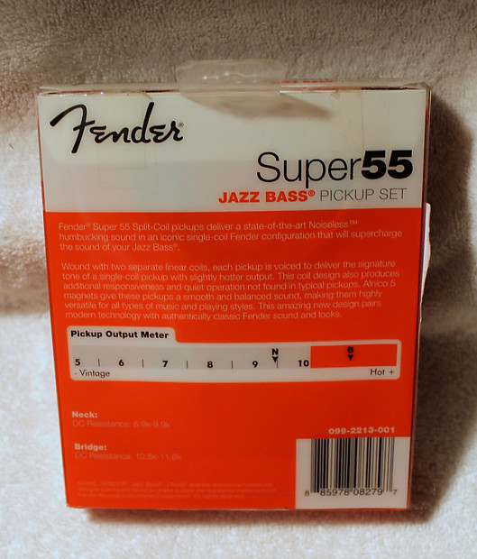 Fender super 55 jazz bass pickups cheap