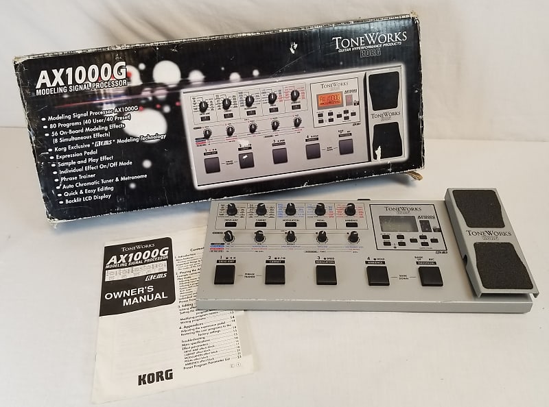 Korg ToneWorks AX1000G Modeling Guitar Processor Multi-Effect Unit