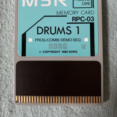 Korg M1 and M3R cards MSC-03 and RPC-03 image 5