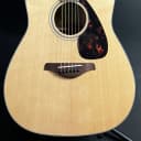Yamaha FGX800C Solid Top Cutaway Acoustic-Electric Guitar Gloss Natural Finish