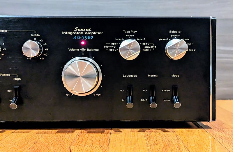 Sansui AU-5900 Stereo Amplifier / Fully Re-capped / Fully Restored