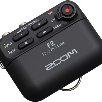 Zoom F2 Lavalier Body-Pack Compact Recorder, 32-Bit Float Recording, No Clipping, Audio for Video image 1