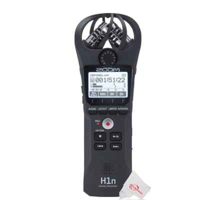 Zoom H1n 2-Input / 2-Track Portable Digital Handy Recorder With