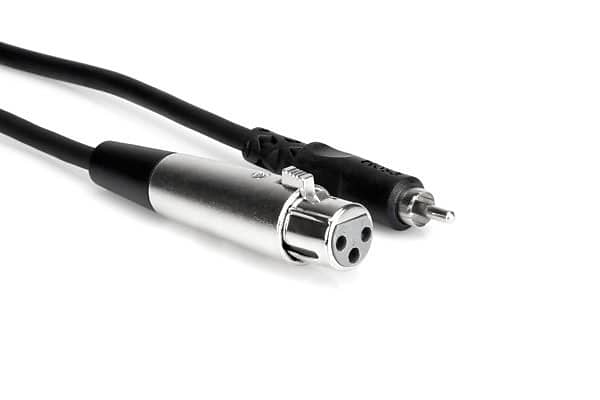 Hosa XRF-105 XLR3F to RCA 5 foot Cable image 1