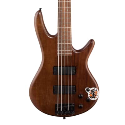 Ibanez GSR205 Electric Bass, 5-String - Walnut Flat for sale