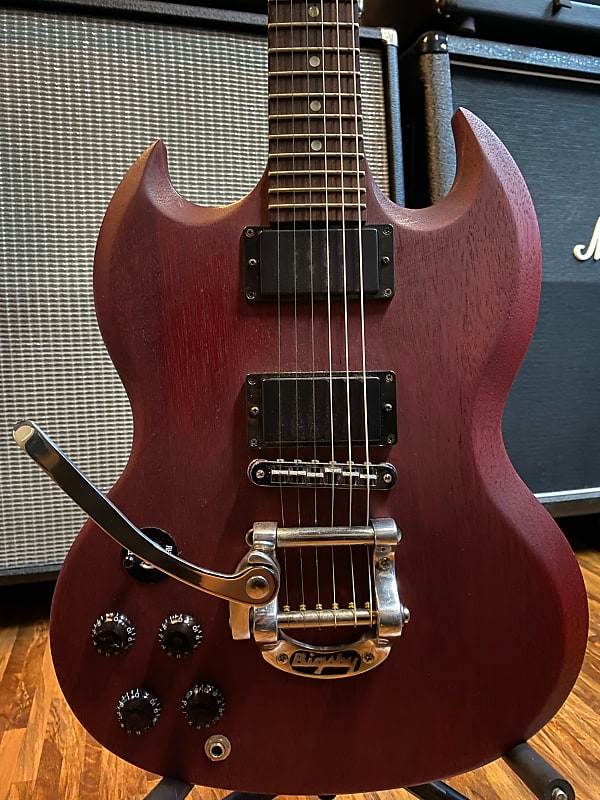 Gibson SGJ modified with Bigsby Lefty / Left-handed 2013