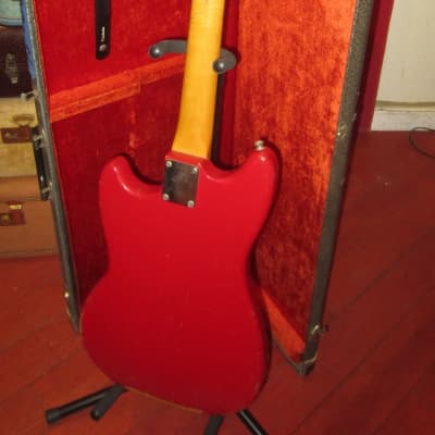 1968 Fender Mustang Red w/ Original Hard Case image 3