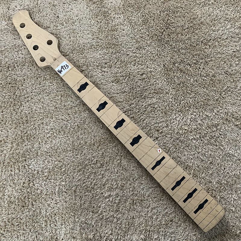 5 String Bass Maple Wood Neck and Maple Fretboard | Reverb Canada