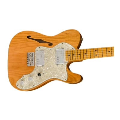Fender American Vintage II 1972 Telecaster 6-String Thinline Electric Guitar (Right-Handed, Aged Natural) image 3