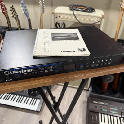 Oberheim Matrix 1000 Rackmount 6-Voice Synthesizer 1987 - Black