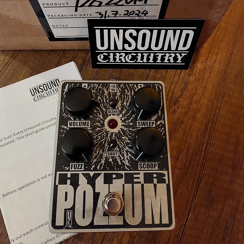 Unsound Circuitry HYPER POZZUM V2 (Univox Hyperfuzz with clean blend and  Mid-sweep!) | Reverb Slovakia