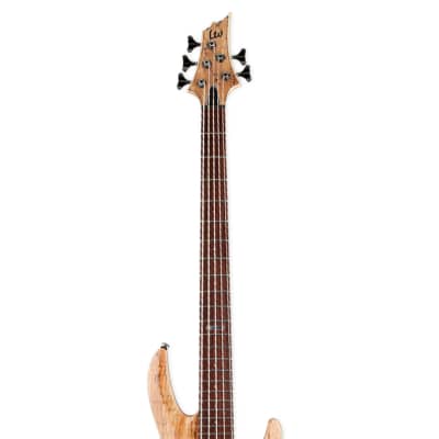 ESP LTD B-205SM 5-String Bass Guitar - Natural Satin image 4
