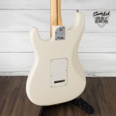 Fender Jeff Beck Stratocaster Electric Guitar Olympic White image 2