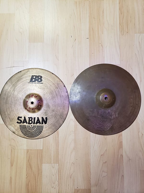 Sabian B8 14" Hi Hat Cymbal (Springfield, NJ) image 1