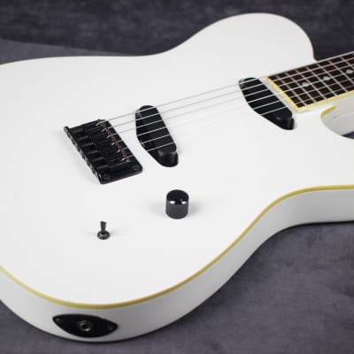 Vester Maniac Telecaster 1990s White TEJ Jackson fans | Reverb