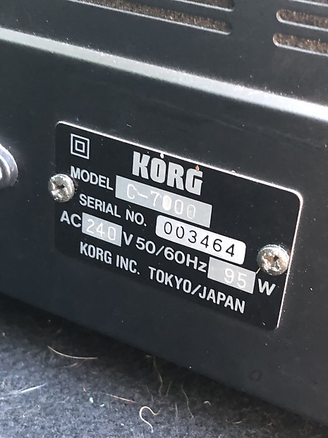 Korg C 7000 All Black | Reverb