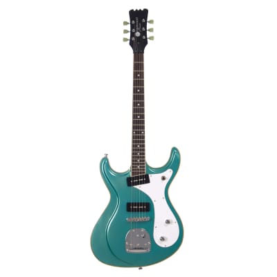 Eastwood Guitars Sidejack DLX - Metallic Blue - Deluxe Mosrite-inspired Offset Electric Guitar - NEW! image 4