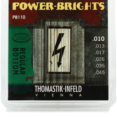 Thomastik-Infeld PB110 Power-Brights Electric Guitar Strings - .010-.045 Medium-Light image 1