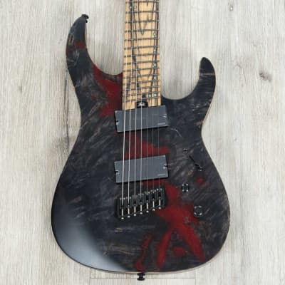 ラエルエチュード Legator Ninja N7FX 7-String Multi-Scale Guitar, Palemoon