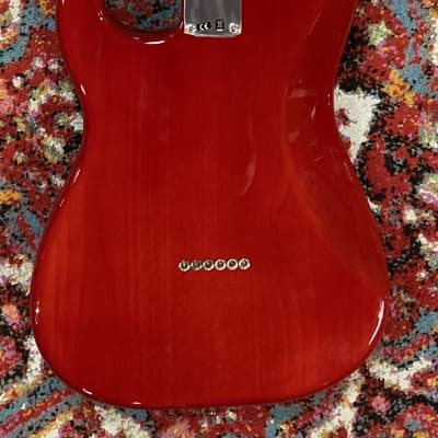 Fender Noventa Stratocaster 2021 - Crimson Red Transparent, Very Good, DEMO, SKU: I648383 image 4