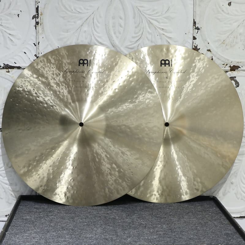 Meinl Symphonic Medium/Heavy Hand Cymbals pair 19in image 1