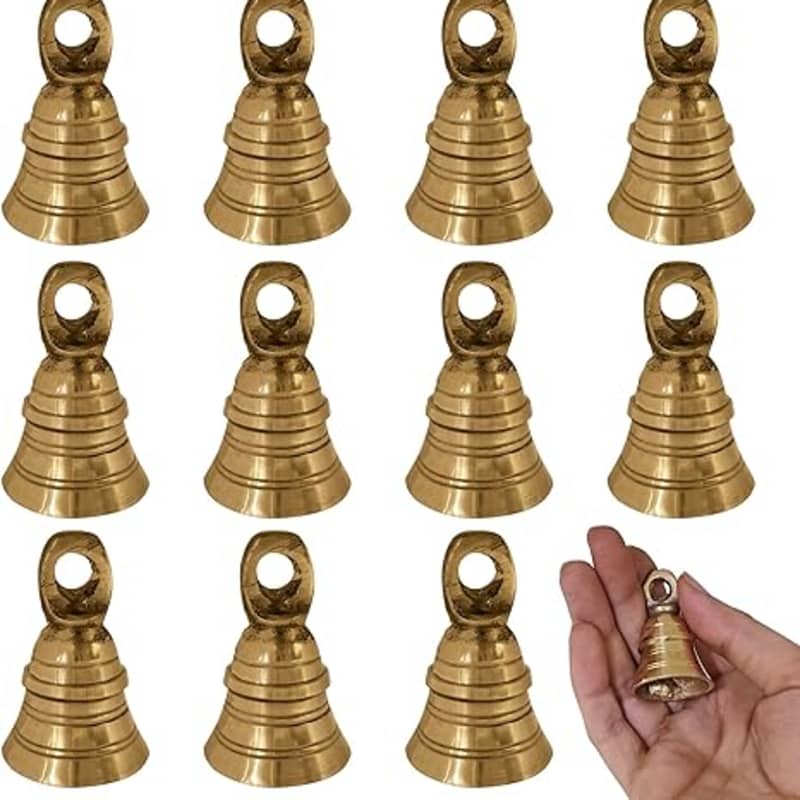 Tibetan Buddhist Meditation Bell and Dorje Set Made from traditional  Tibetan formula of 7 metals (7-Inch)