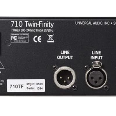 Universal Audio 710 Twin Finity Microphone Preamp image 3