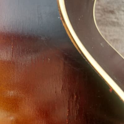 Super Rare Regal? Montgomery Ward Recording King archtop 1930s sunburst just serviced neck reset image 18