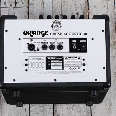 Orange Crush Acoustic 30 Acoustic Guitar Amplifier 2 Channel 30W 1 x 8 Amp Black image 13