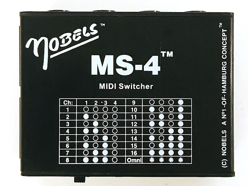 Nobels MS-4 Midi Switcher Mint In Box