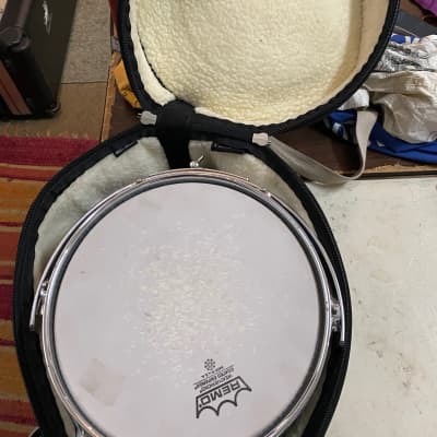 Precision Drum Company 10x9 Tom Tom 2000s - Blue and purple marine pearl with Rackete X soft case image 4