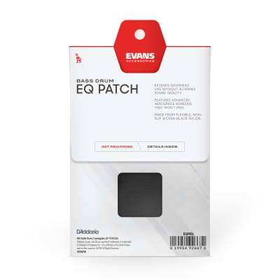 EQ Black Nylon Single Patch, Pack of 2 image 3
