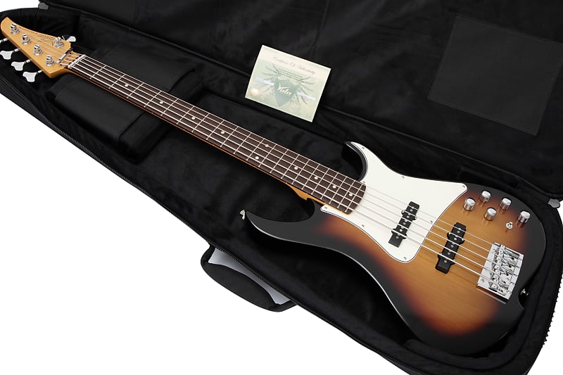 Vola Guitars ZVA 5 String bass - Sunburst MIJ | Reverb