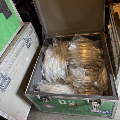 David Garibaldi's Tower of Power Anvil ATA Bass Drum and Cymbal Flight Case. "D2" Green image 9