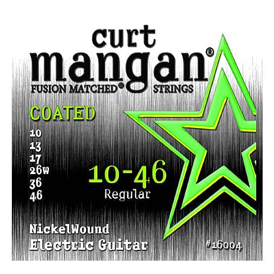 Curt Mangan Nickel Wound COATED Strings - 10.46 - QUICK SHIPPING image 1