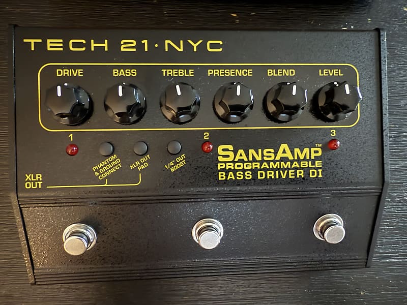 Tech 21 Sansamp Programmable Bass Driver