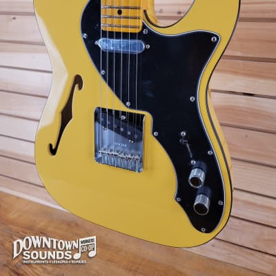 Fender Britt Daniel Tele Thinline - Amarillo Gold image 3