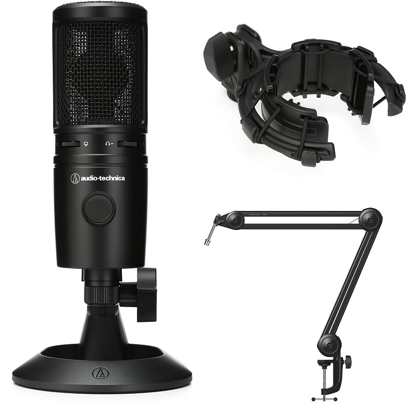 Audio-Technica AT2020USB-X Cardioid Condenser USB Microphone Boom