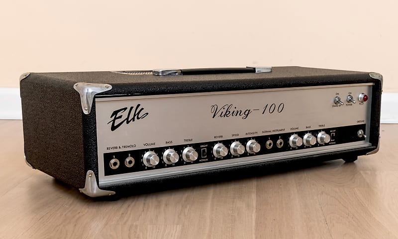 Elk Viking 100 Vintage Tube Guitar Amp Head w/ Reverb & Tremolo, EL34, Japan Miyuki image 1