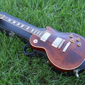 2004 Gibson Les Paul Standard Plus Root Beer Flame Top