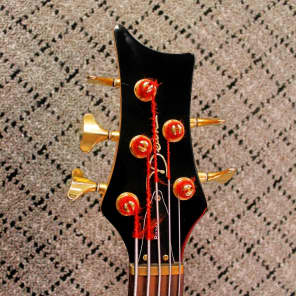 Dean Razor NT 5-String Bass with Quilted Top- Neck Thru | Reverb